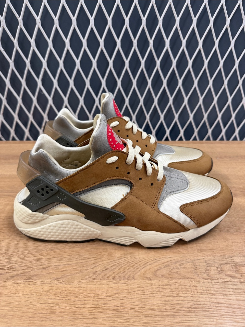 Nike Brown, Gray and White Men's Casual Sneakers